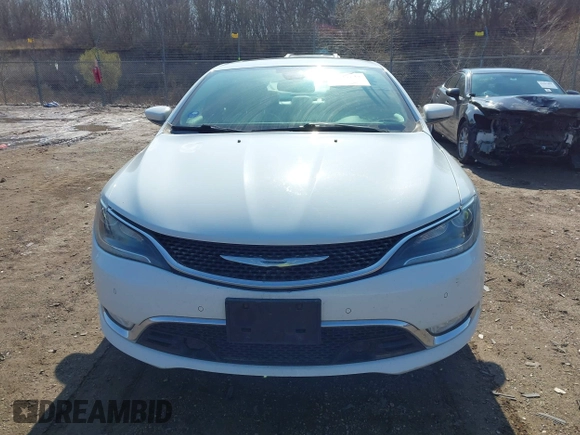 2015 Chrysler 200 C with VIN 1C3CCCEG7FN530381, listed as a IAAI auction lot 42023729 with 173,967 mi miles. Bid and sale history available at carsss.com. Image 12.