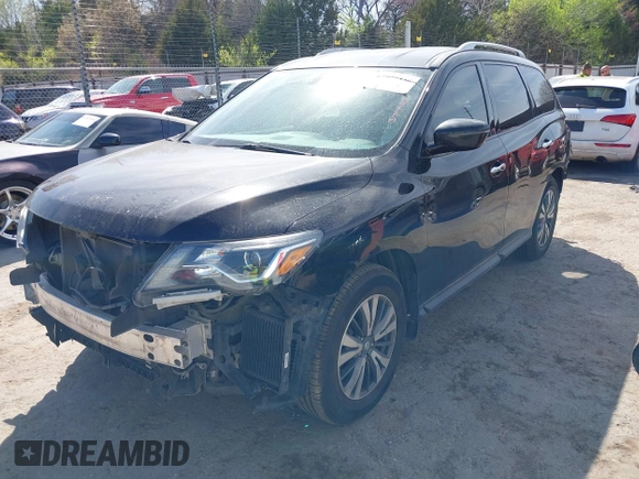 2017 Nissan Pathfinder Platinum with VIN 5N1DR2MN1HC905233, listed as a IAAI auction lot 41937330 with 117,326 mi miles. Bid and sale history available at carsss.com. Image 18.