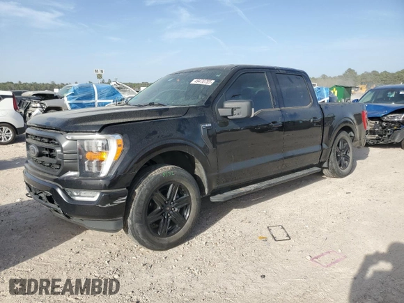 2021 Ford F-150 XL with VIN 1FTEW1CP8MFA25136, listed as a Copart auction lot 49470755 with 91,617 mi miles and Salvage Title. Bid and sale history available at carsss.com. Image 1.