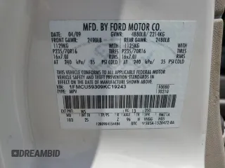 2009 Ford Escape Hybrid with VIN 1FMCU59309KC19243, listed as a Copart auction lot 61416915 with 74,732 mi miles and Salvage title. Bid and sale history available at DreamBid. Image 13.