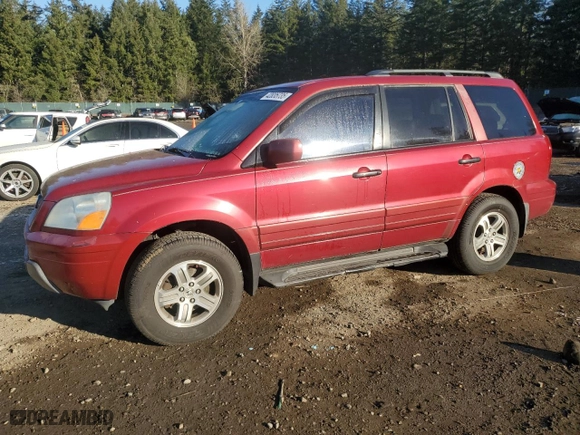 2003 Honda Pilot EX with VIN 2HKYF18533H562327, listed as a Copart auction lot 42835735 with 206,912 mi miles and Clean Title. Bid and sale history available at carsss.com. Image 1.