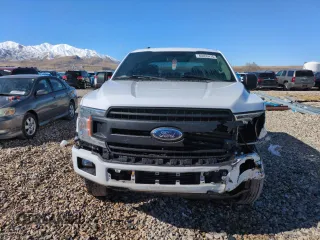 2018 Ford F-150 XL with VIN 1FTEW1CP8JKD57127, listed as a Copart auction lot 46655415 with 107,406 mi miles and Salvage Title. Bid and sale history available at carsss.com. Image 5.