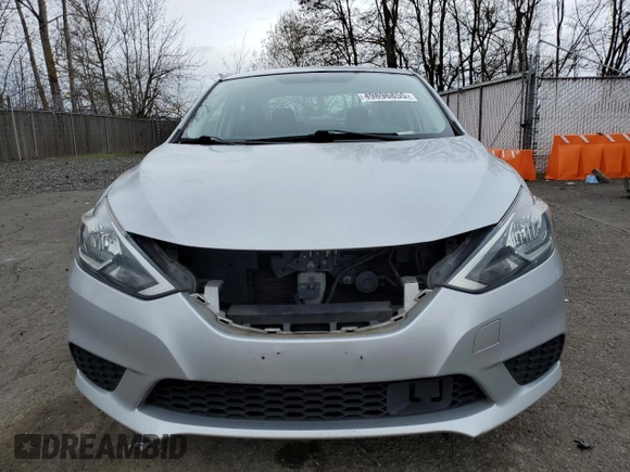 2019 Nissan Sentra S with VIN 3N1AB7AP1KY350316, listed as a Copart auction lot 49896855 with 93,625 mi miles and Salvage Title. Bid and sale history available at DreamBid. Image 5.