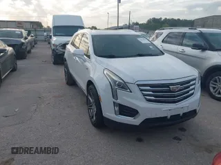 2017 Cadillac XT5 Luxury FWD with VIN 1GYKNBRS2HZ108745, listed as a IAAI auction lot 42022579 with 147,413 mi miles. Bid and sale history available at carsss.com. Image 1.