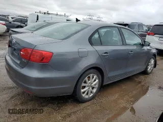 2012 Volkswagen Jetta SE with VIN 3VWDX7AJ3CM406558, listed as a Copart auction lot 47367825 with 163,613 mi miles and Salvage title. Bid and sale history available at DreamBid. Image 3.