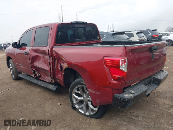 2017 Nissan Titan S with VIN 1N6AA1EJ8HN560496, listed as a IAAI auction lot 41514466 with 122,856 mi miles. Bid and sale history available at carsss.com. Image 3.