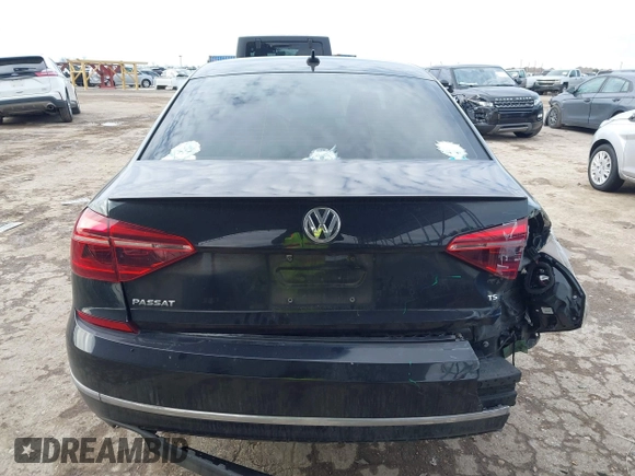 2019 Volkswagen Passat 2.0T Wolfsburg Edition with VIN 1VWLA7A31KC008439, listed as a IAAI auction lot 41472658 with 105,164 mi miles. Bid and sale history available at carsss.com. Image 16.