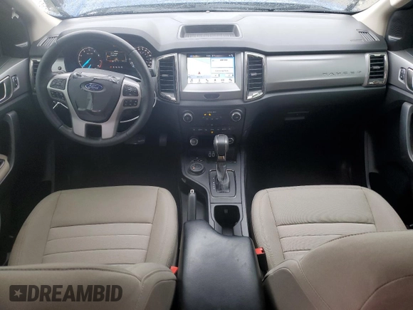 2019 Ford Ranger XL with VIN 1FTER4FH6KLA55523, listed as a Copart auction lot 53839545 with 16,847 mi miles and Salvage Title. Bid and sale history available at carsss.com. Image 8.