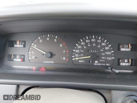 1995 Toyota T100 DX with VIN JT4VD12E6S0005957, listed as a IAAI auction lot 41943578 with 128,489 mi miles. Bid and sale history available at carsss.com. Image 7.