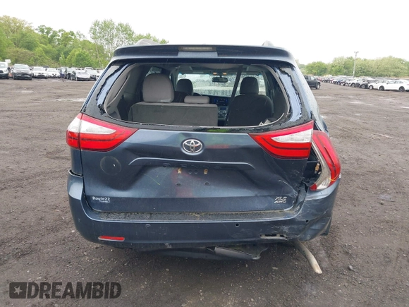 2017 Toyota Sienna XLE with VIN 5TDDZ3DC2HS171807, listed as a IAAI auction lot 42225873 with 105,588 mi miles and . Bid and sale history available at DreamBid. Image 16.