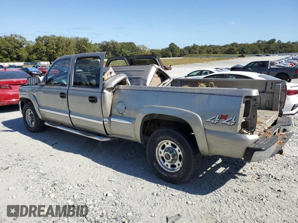 2002 GMC Sierra 1500HD SLE z VIN 1GTGK13U52F232896, wystawiony jako Copart lot #76999294 z przebiegiem Nie podano mil oraz Szkoda całkowita • Salvage title. Historia ofert i sprzedaży dostępna na DreamBid. Obrazek 2.