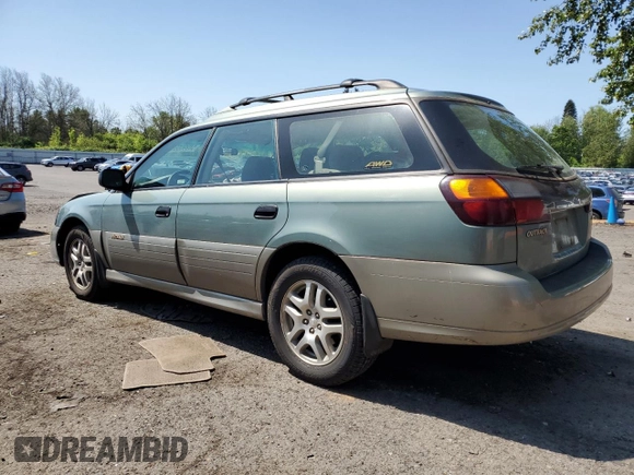 2003 Subaru Legacy Outback с VIN 4S3BH665837642145, выставлен на аукционе Copart как лот 54996665 с пробегом 167 036 миль миль и Списание • Salvage title. История ставок и продаж доступна на DreamBid. Изображение 2.