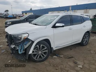 2019 GMC Terrain Denali z VIN 3GKALXEX0KL136584, wystawiony jako Copart lot #50147365 z przebiegiem 38 077 mil mil oraz Czysty tytuł • Clean title. Historia ofert i sprzedaży dostępna na DreamBid. Obrazek 1.