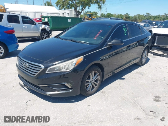 2016 Hyundai Sonata 2.4L with VIN 5NPE24AF7GH313389, listed as a IAAI auction lot 42049855 with 157,366 mi miles and . Bid and sale history available at carsss.com. Image 18.
