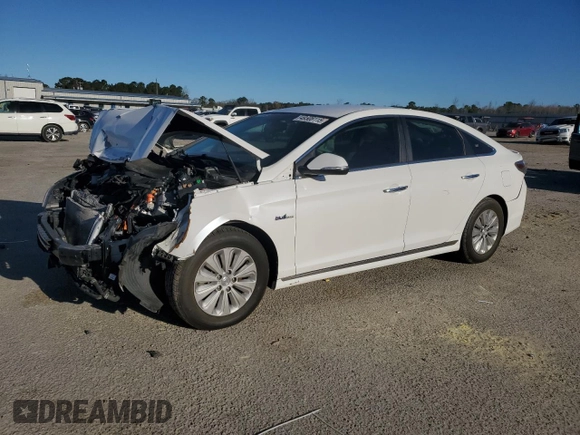 2016 Hyundai Sonata Hybrid SE with VIN KMHE24L15GA013323, listed as a Copart auction lot 49508115 with 0 mi miles and Salvage Title. Bid and sale history available at carsss.com. Image 1.