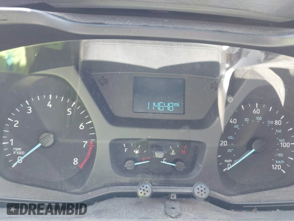 2018 Ford Transit z VIN 1FTYE1ZM7JKA08831, wystawiony jako IAAI lot #41930968 z przebiegiem 114 648 mil mil oraz . Historia ofert i sprzedaży dostępna na DreamBid. Obrazek 7.