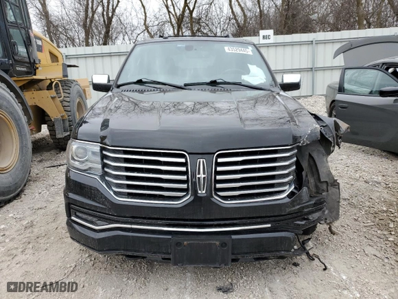 2017 Lincoln Navigator L Reserve with VIN 5LMJJ3LT5HEL01282, listed as a Copart auction lot 43529445 with 128,989 mi miles and Non Repairable. Bid and sale history available at carsss.com. Image 5.