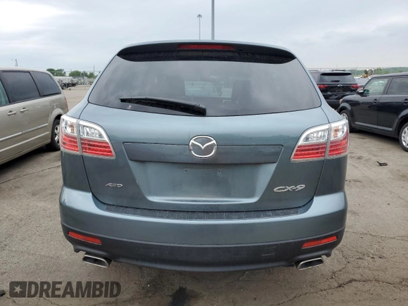 2010 Mazda CX-9 Grand Touring with VIN JM3TB3MA7A0201611, listed as a Copart auction lot 53703224 with 80,056 mi miles and Salvage Title. Bid and sale history available at carsss.com. Image 6.