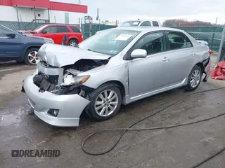 2009 Toyota Corolla with VIN 2T1BU40E69C110005, listed as a IAAI auction lot 41670634 with 191,866 mi miles. Bid and sale history available at carsss.com. Image 20.