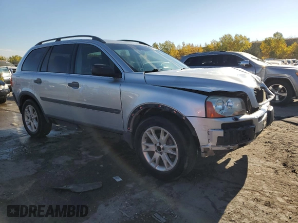 2004 Volvo XC90 with VIN YV1CZ91HX41076752, listed as a Copart auction lot 76127154 with 224,812 mi miles and Salvage Title. Bid and sale history available at carsss.com. Image 4.