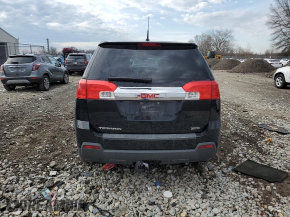 2012 GMC Terrain SLE-1 with VIN 2GKALMEK5C6168195, listed as a Copart auction lot 50909545 with 135,730 mi miles and Salvage Title. Bid and sale history available at carsss.com. Image 6.