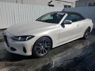 2025 BMW 4 Series 430i with VIN WBA33DB00SCT26226, listed as a Copart auction lot 45413105 with 9,052 mi miles and Clean Title. Bid and sale history available at carsss.com. Image 1.