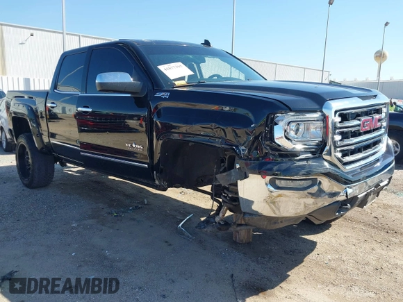 2017 GMC Sierra 1500 SLT z VIN 3GTU2NEC1HG385071, wystawiony jako IAAI lot #41877395 z przebiegiem 104 236 mil mil oraz . Historia ofert i sprzedaży dostępna na DreamBid. Obrazek 1.