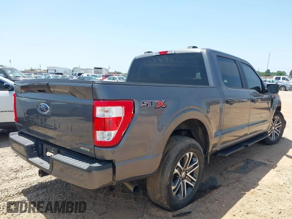 2021 Ford F-150 XL with VIN 1FTEW1CP2MKF04739, listed as a IAAI auction lot 42264990 with 87,711 mi miles and . Bid and sale history available at DreamBid. Image 4.