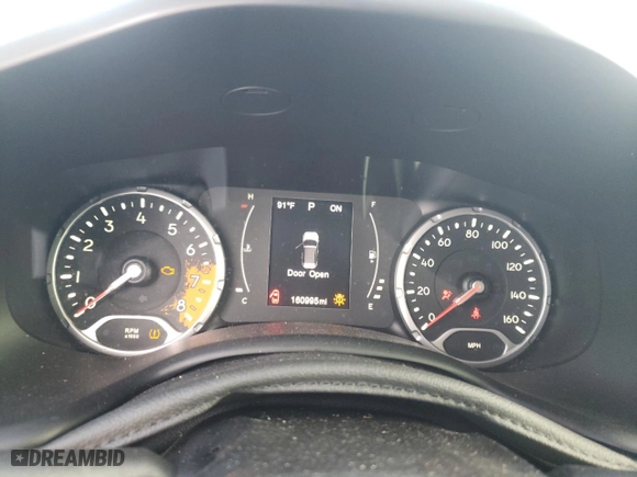 2016 Jeep Renegade Sport with VIN ZACCJAAT2GPE44140, listed as a Copart auction lot 42371585 with 160,995 mi miles and Salvage Title. Bid and sale history available at carsss.com. Image 9.