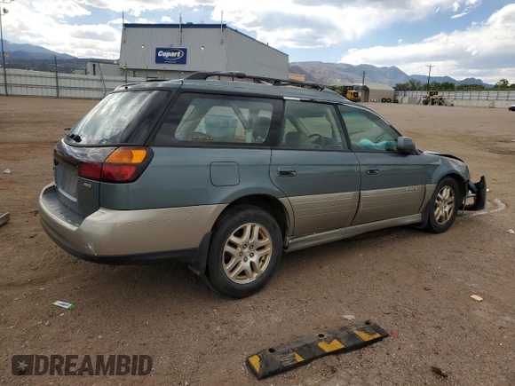 2001 Subaru Legacy Outback Limited z VIN 4S3BH686617657326, wystawiony jako Copart lot #57578275 z przebiegiem 148 396 mil mil oraz Szkoda całkowita • Salvage title. Historia ofert i sprzedaży dostępna na DreamBid. Obrazek 3.
