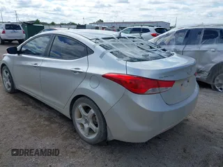 2013 Hyundai Elantra GLS with VIN KMHDH4AEXDU602622, listed as a IAAI auction lot 42322999 with 169,004 mi miles and . Bid and sale history available at DreamBid. Image 3.