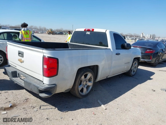 2018 Chevrolet Silverado 1500 Work Truck with VIN 1GCNCNEH0JZ107314, listed as a IAAI auction lot 41663669 with 79,609 mi miles. Bid and sale history available at carsss.com. Image 4.
