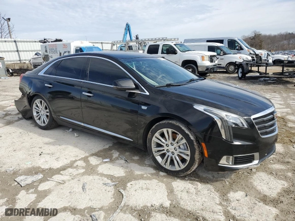 2018 Cadillac XTS Luxury with VIN 2G61N5S37J9158758, listed as a Copart auction lot 46437705 with 0 mi miles and Salvage Title. Bid and sale history available at carsss.com. Image 4.