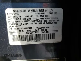 2008 Infiniti M45 with VIN JNKBY01EX8M500777, listed as a Copart auction lot 44052805 with 229,640 mi miles and Salvage Title. Bid and sale history available at carsss.com. Image 12.