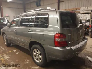 2007 Toyota Highlander w/3rd Row with VIN JTEEP21A870225356, listed as a IAAI auction lot 41602511 with 186,254 mi miles. Bid and sale history available at carsss.com. Image 3.