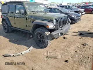 2023 Jeep Wrangler Willys with VIN 1C4HJXDN1PW523503, listed as a Copart auction lot 74976134 with 18,630 mi miles and Clean Title. Bid and sale history available at DreamBid. Image 11.