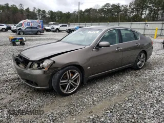 2006 Infiniti M with VIN JNKAY01E26M108918, listed as a Copart auction lot 47664215 with 296,399 mi miles and Salvage Title. Bid and sale history available at carsss.com. Image 1.