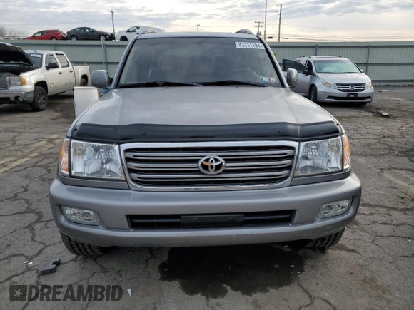 2004 Toyota Land Cruiser with VIN JTEHT05J242065384, listed as a Copart auction lot 83311194 with 132,495 mi miles and Salvage Title. Bid and sale history available at carsss.com. Image 5.
