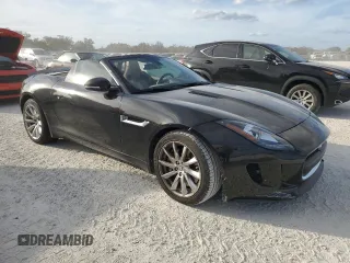 2014 Jaguar F-Type V6 with VIN SAJWA6E74E8K06478, listed as a Copart auction lot 76975894 with Not Provided miles and Salvage Title. Bid and sale history available at DreamBid. Image 4.
