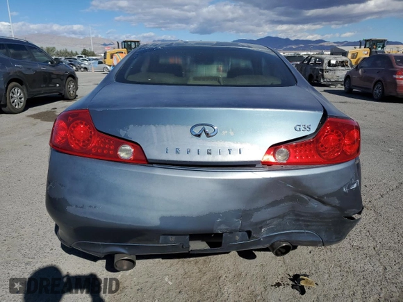 2005 Infiniti G35 Coupe with VIN JNKCV54E65M410124, listed as a Copart auction lot 78434484 with 126,848 mi miles and Salvage Title. Bid and sale history available at carsss.com. Image 6.
