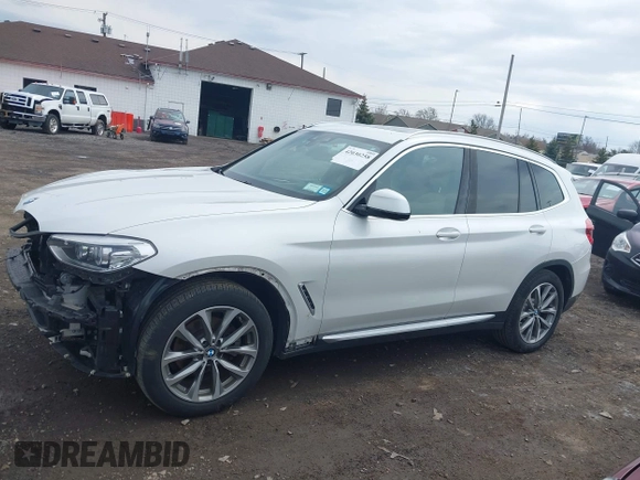 2019 BMW X3 xDrive30i with VIN 5UXTR9C5XKLE17238, listed as a IAAI auction lot 42030258 with 48,192 mi miles. Bid and sale history available at carsss.com. Image 15.