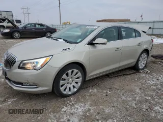 2014 Buick LaCrosse Leather with VIN 1G4GC5G38EF305524, listed as a Copart auction lot 84600524 with 39,798 mi miles and Salvage title. Bid and sale history available at DreamBid. Image 1.