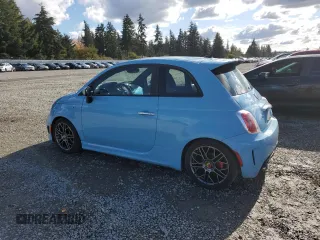 2017 FIAT 500 Abarth z VIN 3C3CFFFH6HT700314, wystawiony jako Copart lot #76955754 z przebiegiem 75 046 mil mil oraz Szkody całkowita. Historia ofert i sprzedaży dostępna na DreamBid. Obrazek 2.