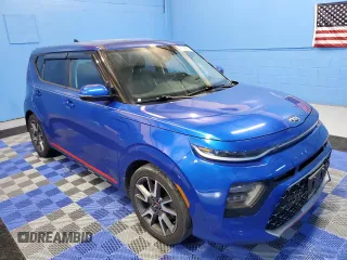 2021 Kia Soul Turbo with VIN KNDJ53AF0M7741062, listed as a Copart auction lot 53095145 with 58,367 mi miles and Clean Title. Bid and sale history available at DreamBid. Image 4.