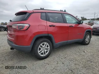 2017 Jeep Compass Sport с VIN 3C4NJCAB0HT652247, выставлен на аукционе Copart как лот 56040135 с пробегом 134 242 миль миль и Чистый • Clean title. История ставок и продаж доступна на DreamBid. Изображение 3.