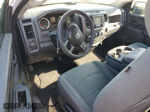 2018 Ram 1500 Tradesman with VIN 3C6JR7DG7JG186490, listed as a Copart auction lot 74712524 with 58,120 mi miles and Salvage title. Bid and sale history available at DreamBid. Image 8.