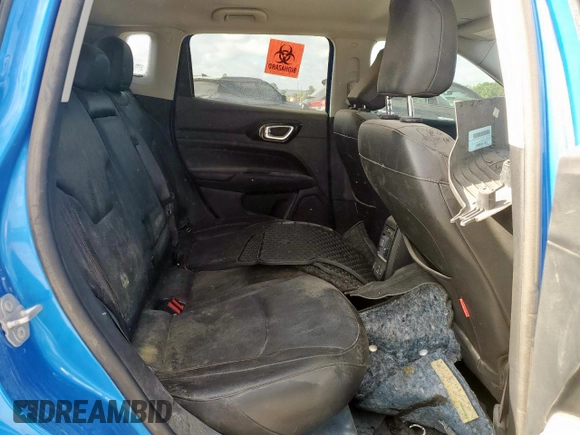 2022 Jeep Compass Trailhawk with VIN 3C4NJDDB6NT162831, listed as a Copart auction lot 66130235 with 34,762 mi miles and Salvage title. Bid and sale history available at DreamBid. Image 11.