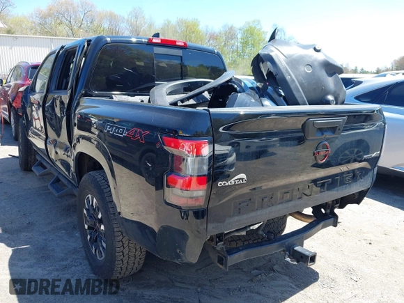 2023 Nissan Frontier SV with VIN 1N6ED1EK9PN636825, listed as a IAAI auction lot 42090391 with 30,863 mi miles and . Bid and sale history available at DreamBid. Image 3.