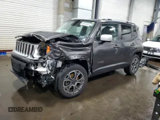 2016 Jeep Renegade Limited z VIN ZACCJBDT6GPC50163, wystawiony jako Copart lot #60051655 z przebiegiem 81 189 mil mil oraz Szkoda całkowita • Salvage title. Historia ofert i sprzedaży dostępna na DreamBid. Obrazek 1.