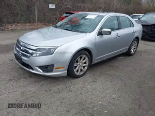 2011 Ford Fusion SEL with VIN 3FAHP0CG7BR170341, listed as a IAAI auction lot 42034192 with 128,279 mi miles. Bid and sale history available at carsss.com. Image 2.